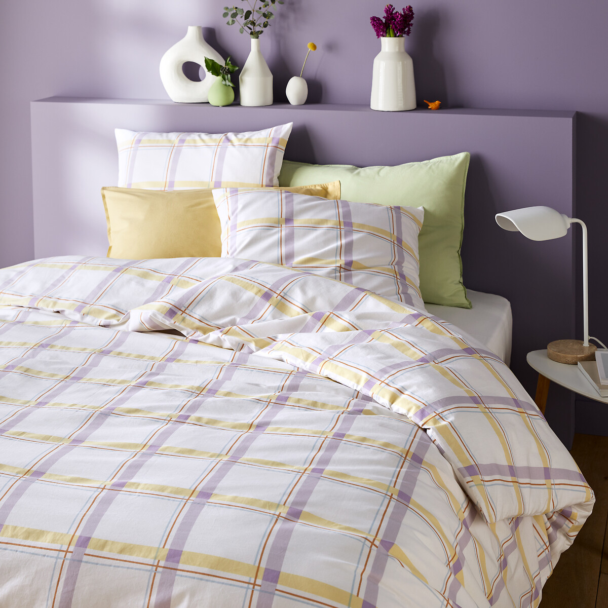 

Постельное LaRedoute, Белый, Постельное белье из хлопка Mavis 240 x 220 см белый