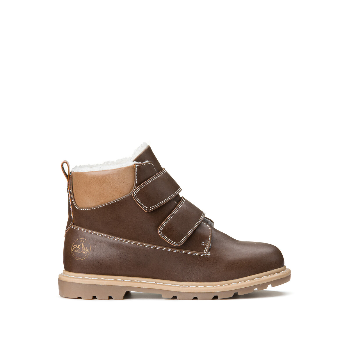 

Ботинки LA REDOUTE COLLECTIONS, Каштановый, На меху 26-39 36 каштановый
