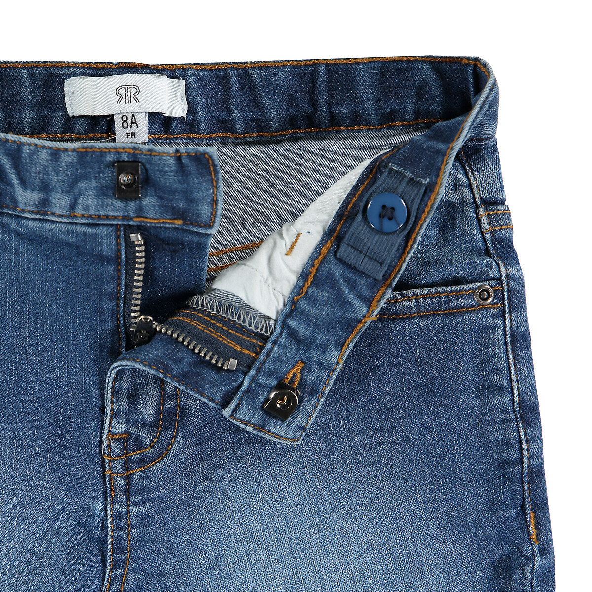 Бермуды La Redoute Из джинсовой ткани  10 синий, размер 10 - фото 3