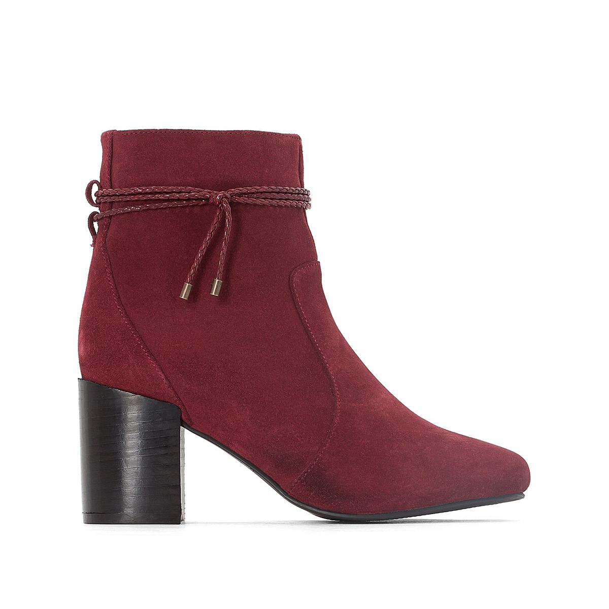 Boots cuir liens cheville