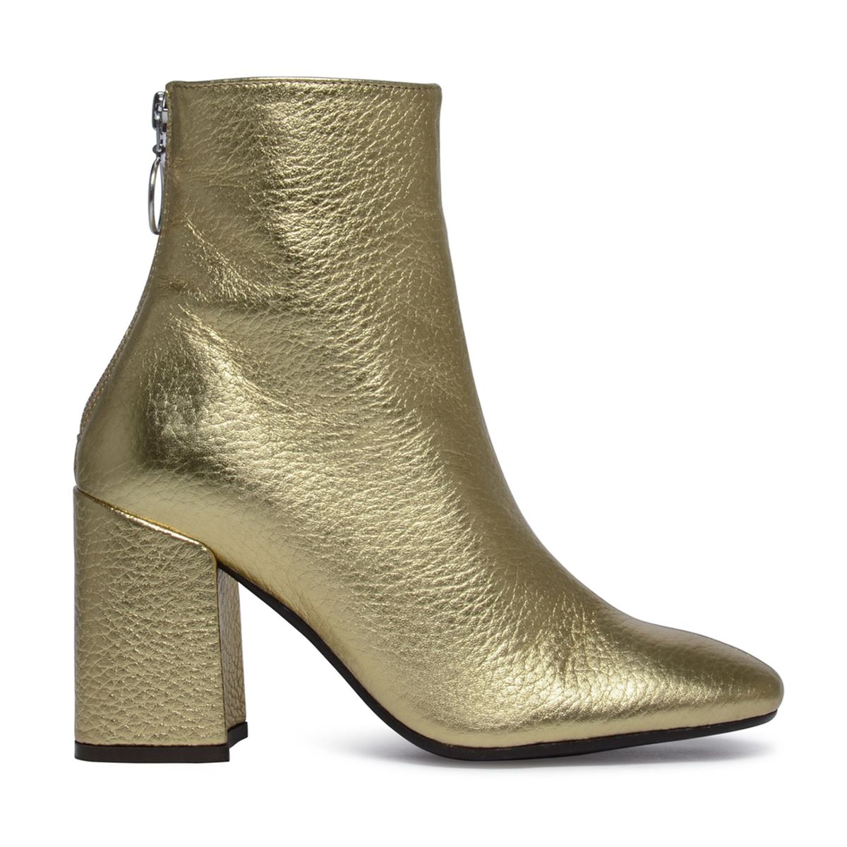 Bottines métallisées