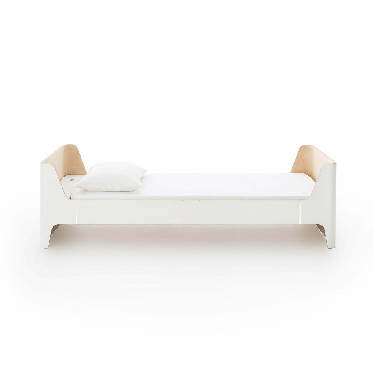 Кровать Из березы с пружинным блоком Scandi дизайн Э Галлина 90 x 190 см белый