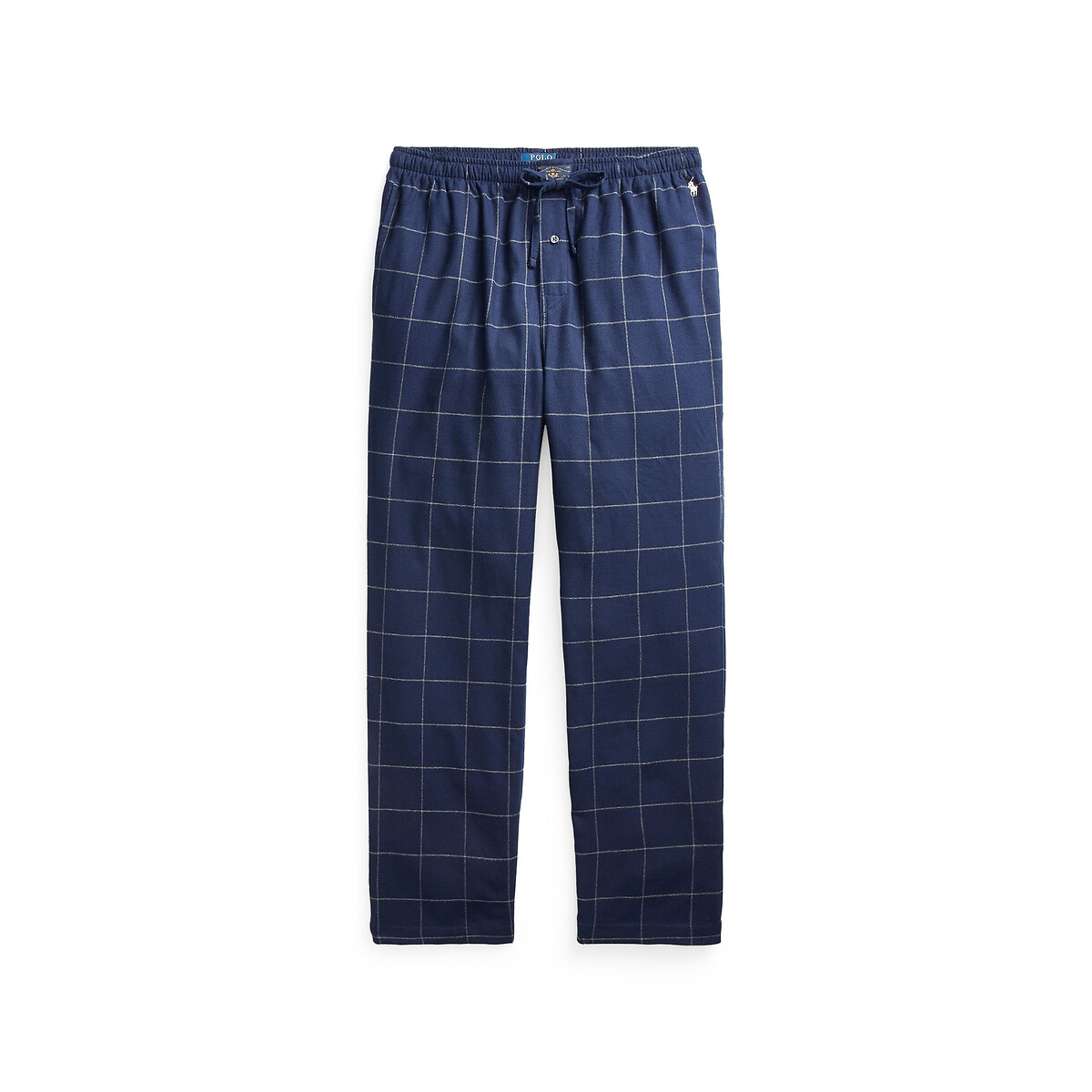 

Брюки LaRedoute, Синий, Пижамные из фланели M синий