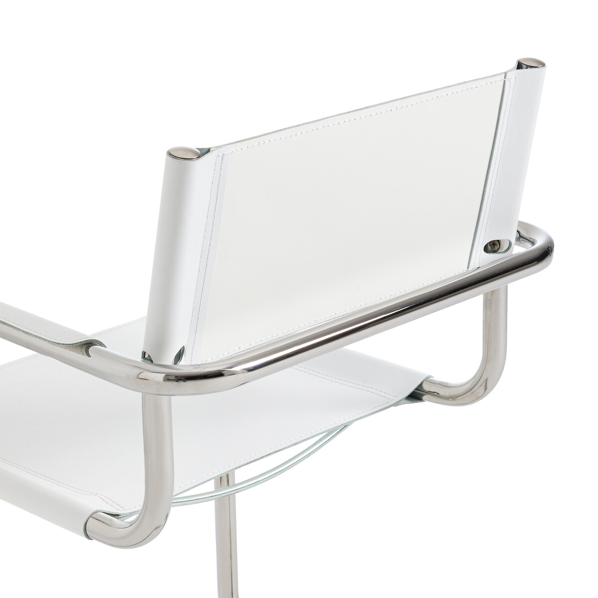 Кресло Из кожи для столовой Winset единый размер белый LaRedoute - фото 5