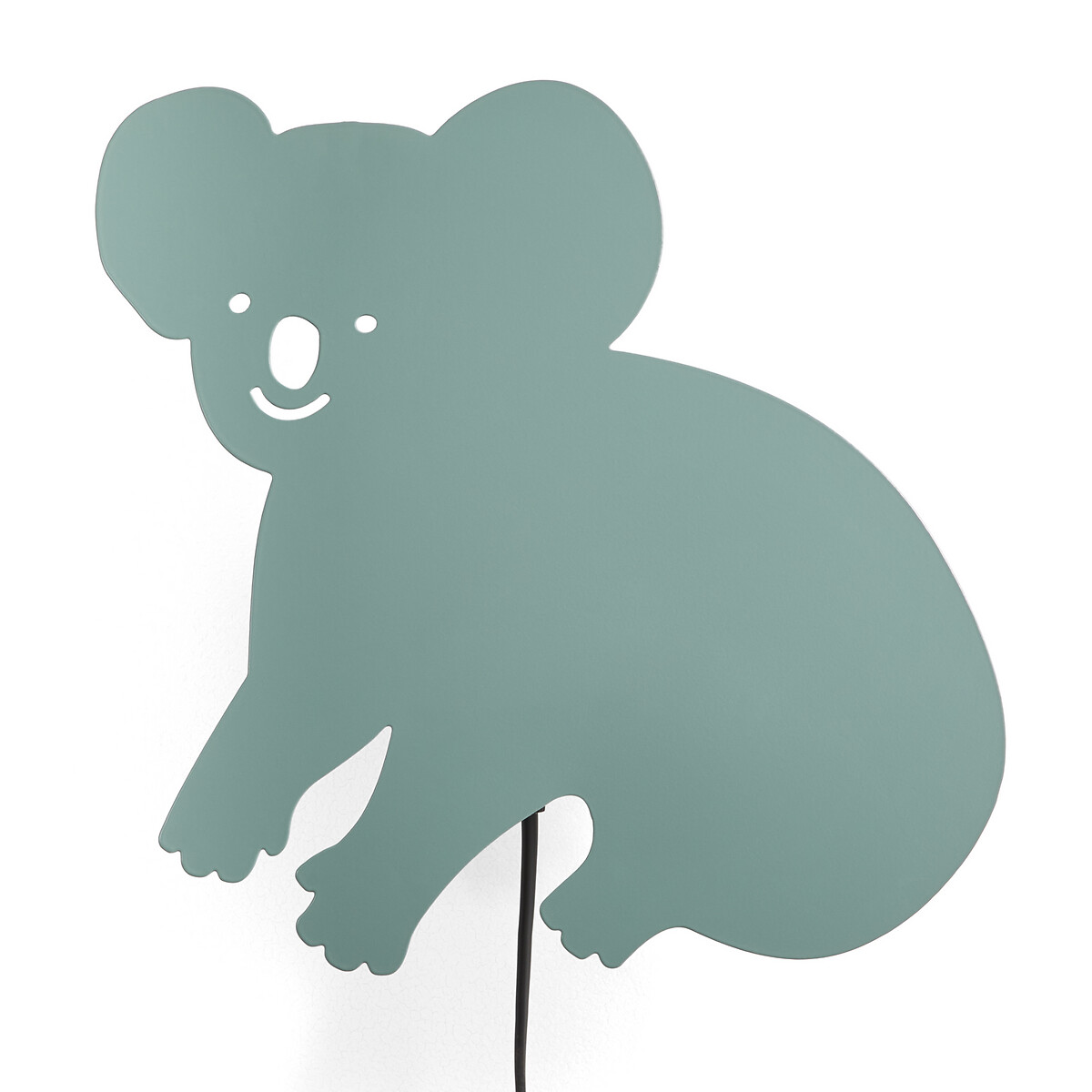 Светильник LaRedoute Детский из металла Koala единый размер зеленый