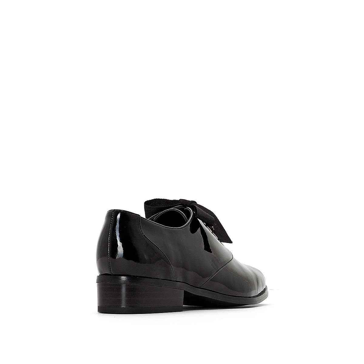Ботинки-дерби La Redoute Лакированные 36 черный, размер 36 - фото 3