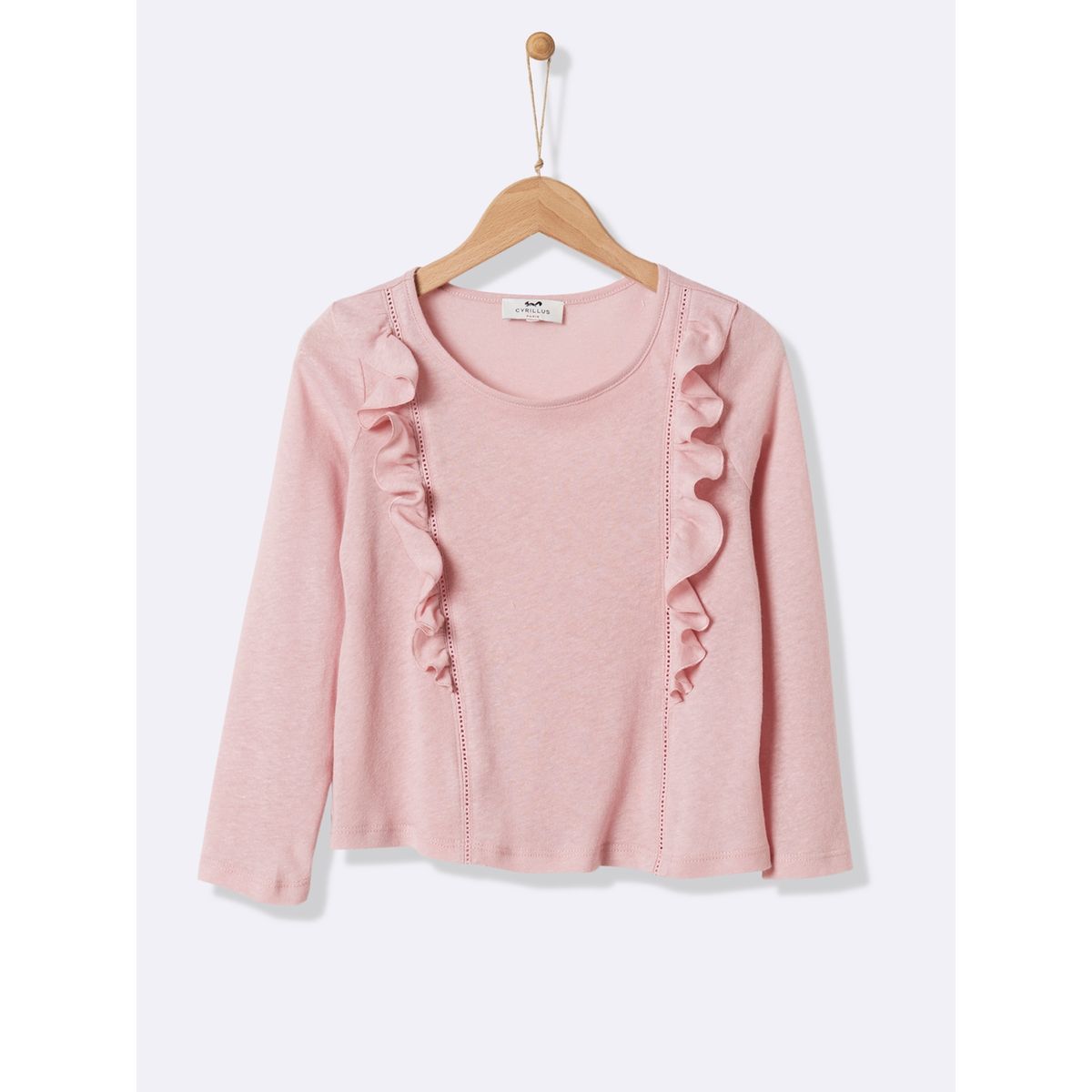 T-shirt à volant fille