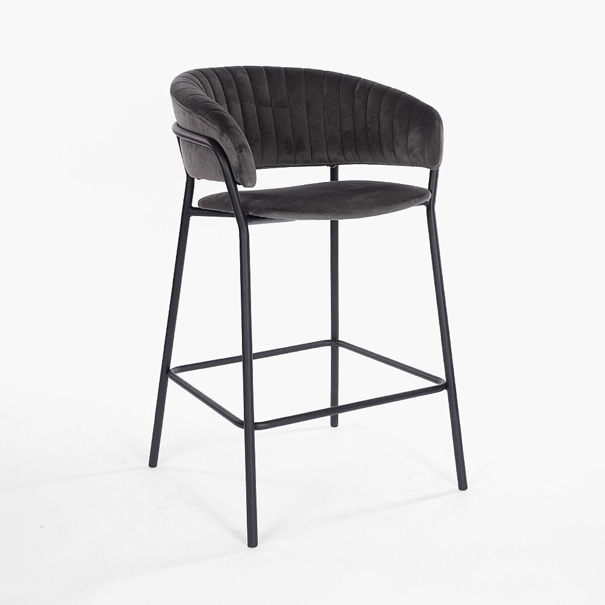 Стул полубарный Пиза единый размер серый стул полубарный техас 360х360х640мм оливковый ткань