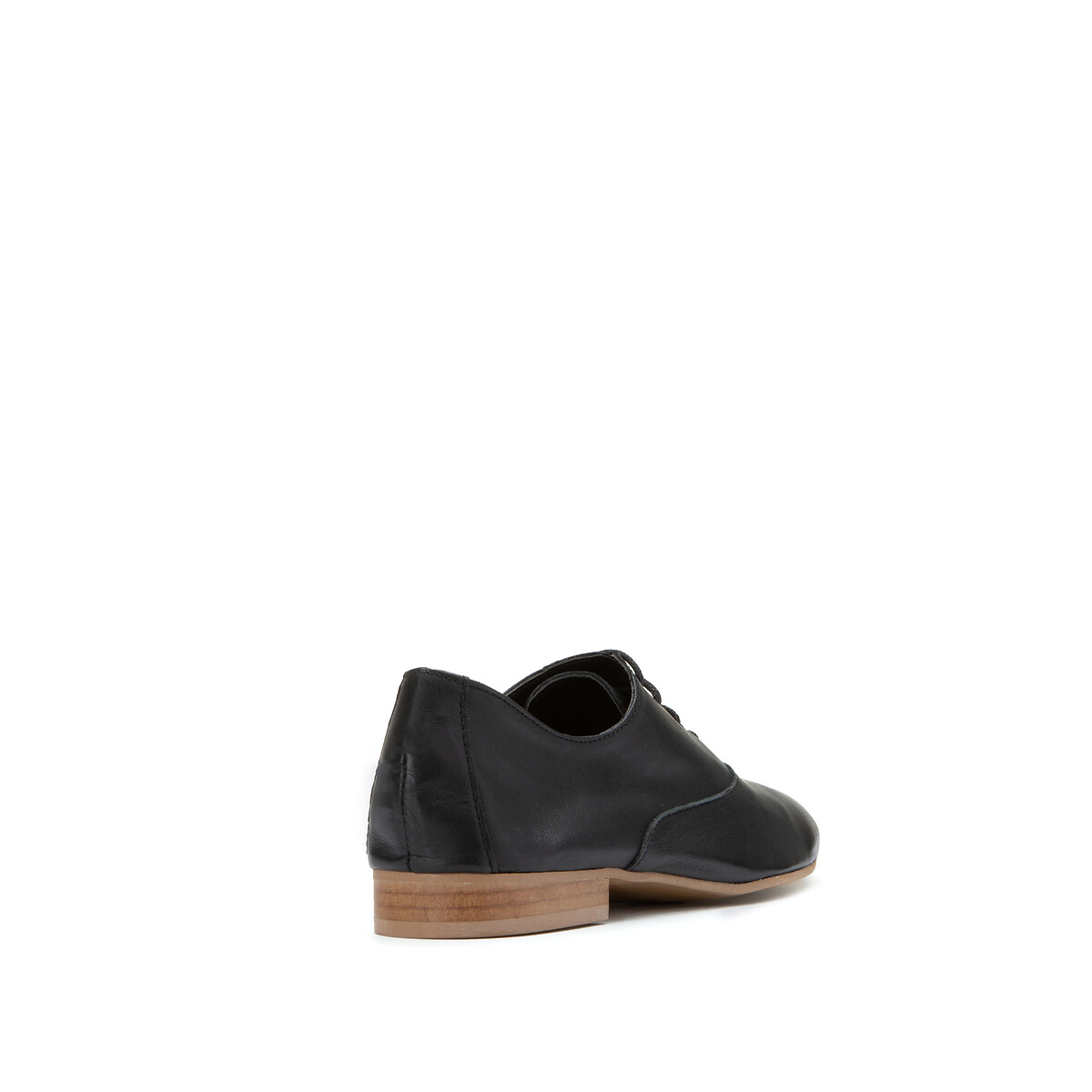 Ботинки-дерби La Redoute Из мягкой кожи 37 черный, размер 37 - фото 3