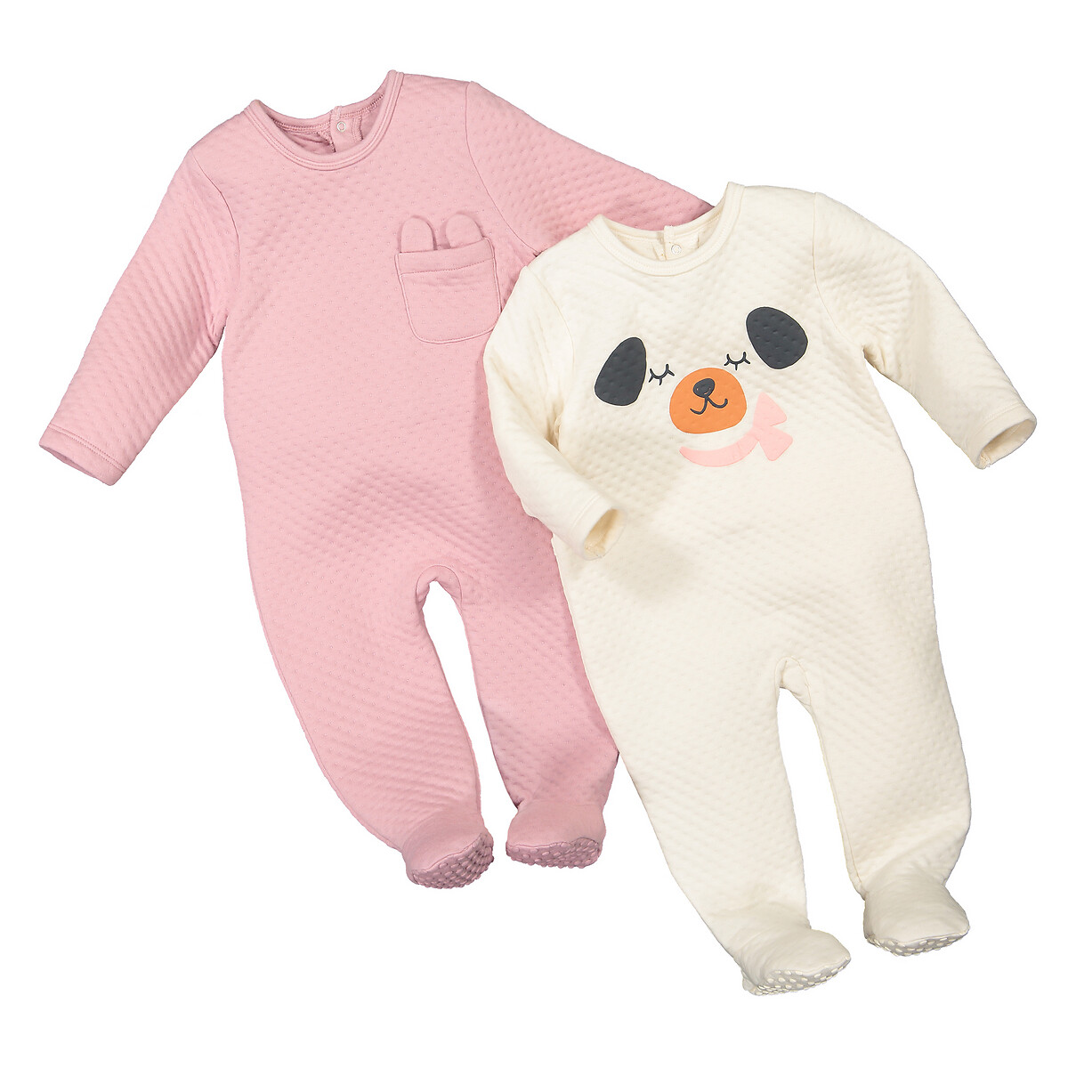 

Комплект из 2 пижам из LaRedoute, Бежевый, Мольтона 0 мес-3 года 9 мес. - 71 см бежевый