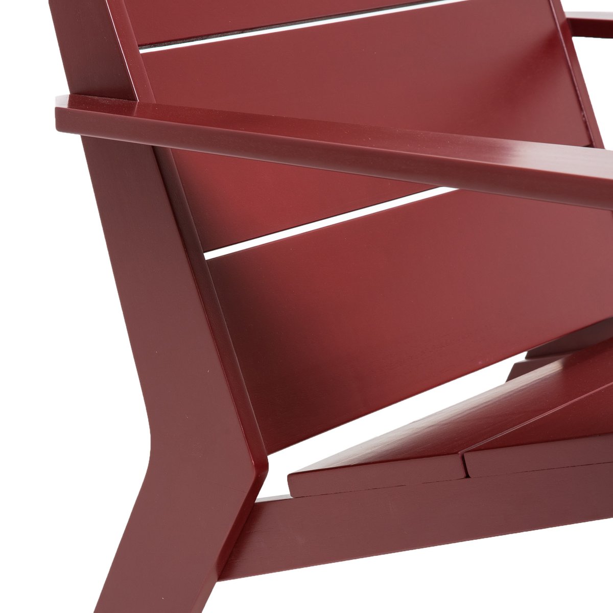 Кресло La Redoute В стиле адирондак из акации с масляным покрытием  Rphir единый размер красный - фото 5