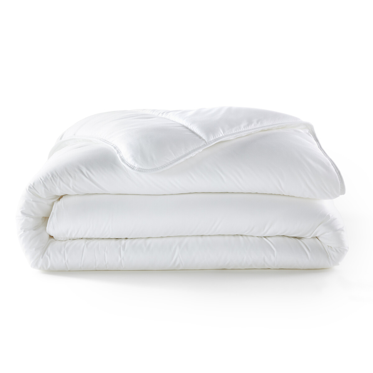 Комплект из микрофибры одеяло 1-сп LaRedoute подушка 140 x 200 см белый, размер 140 x 200 см - фото 2