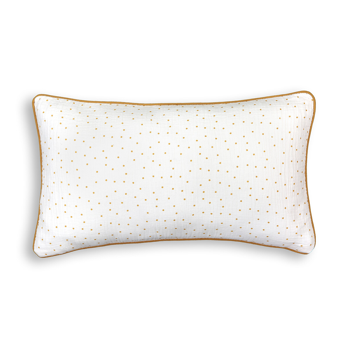 Чехол LA REDOUTE INTERIEURS На подушку из хлопчатобумажной газовой ткани Nola 50 x 30 см желтый, размер 50 x 30 см - фото 1