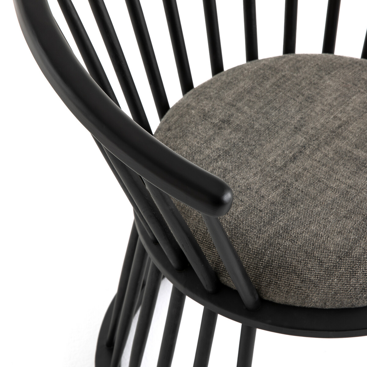 Кресло La Redoute Низкое Raggi дизайн Э Галлина единый размер черный - фото 5
