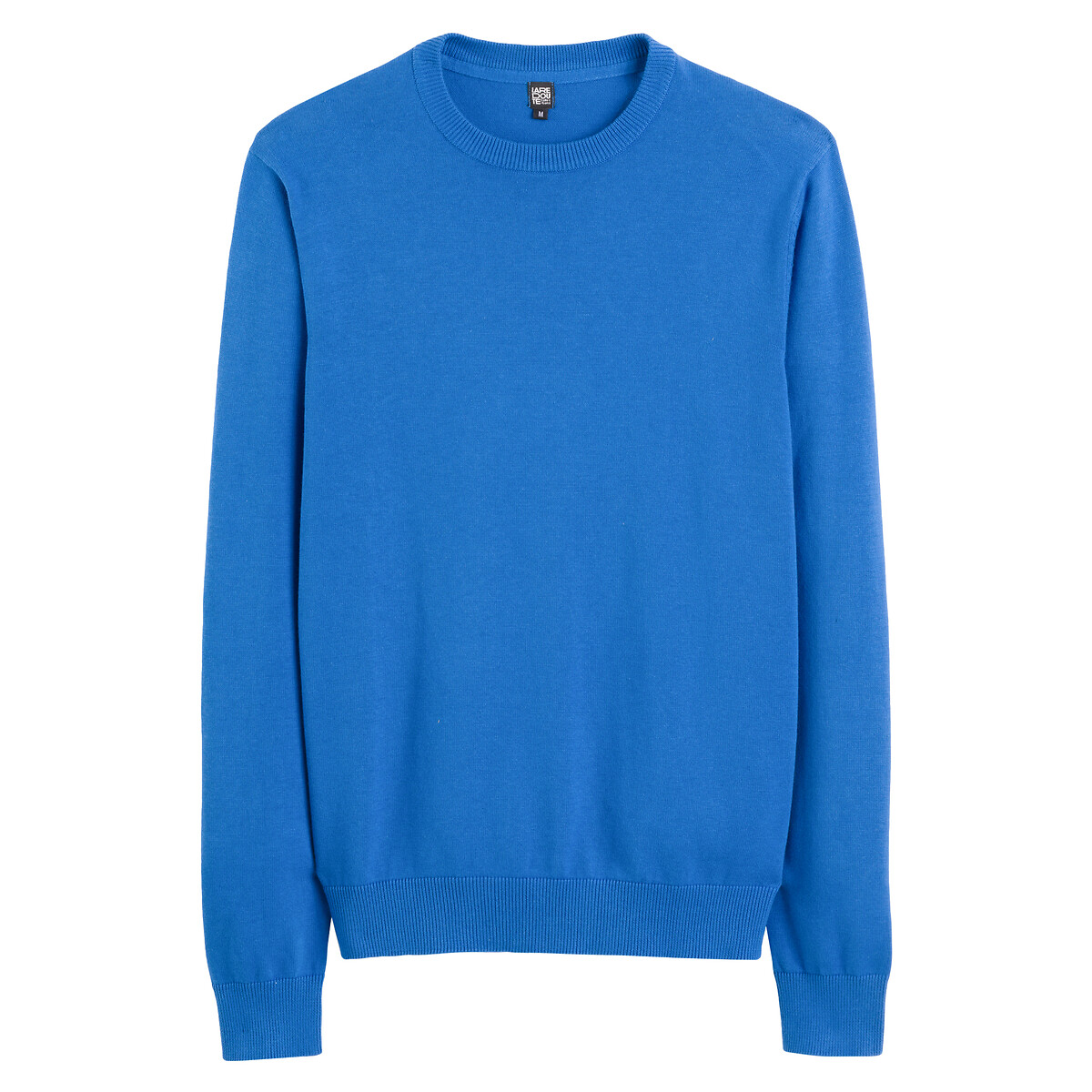 Пуловер с круглым вырезом из тонкого трикотажа  XXL синий LaRedoute, размер XXL - фото 5