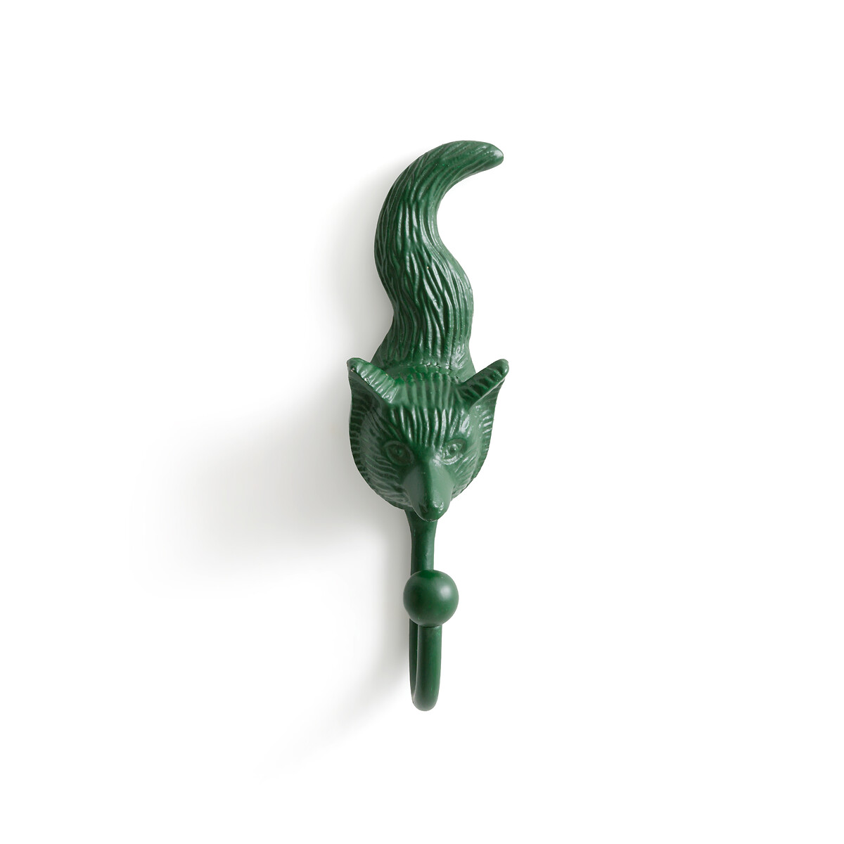 Вешалка настенная в виде лисы Malou единый размер зеленый вешалка настенная для пальто креативная вешалка из массива дерева для спальни вешалка для одежды многофункциональный крючок для крыльца