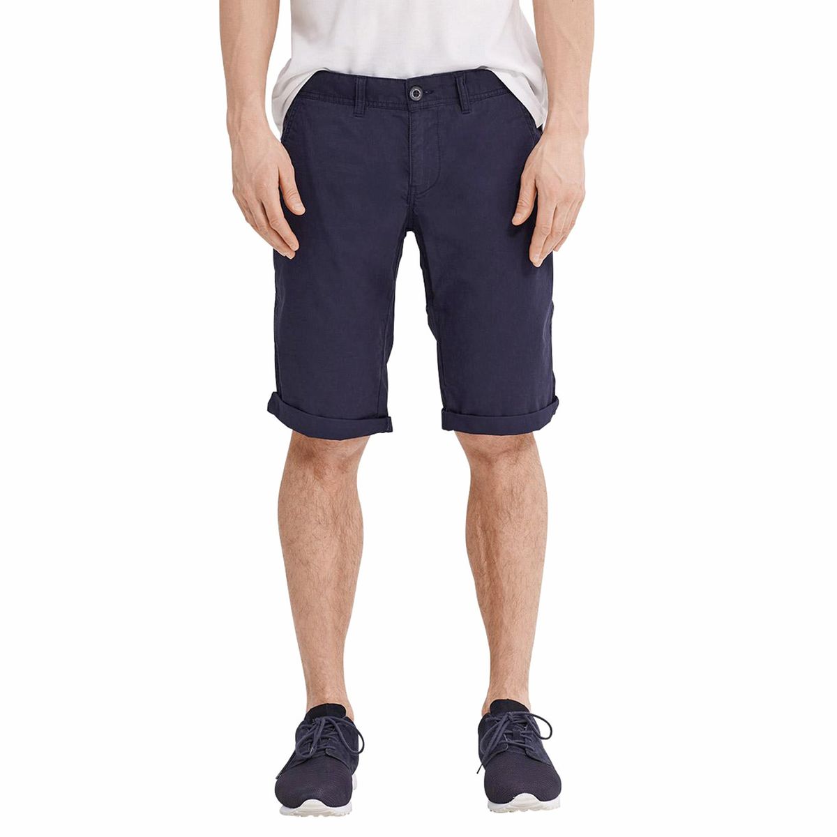 Bermuda uni pur coton