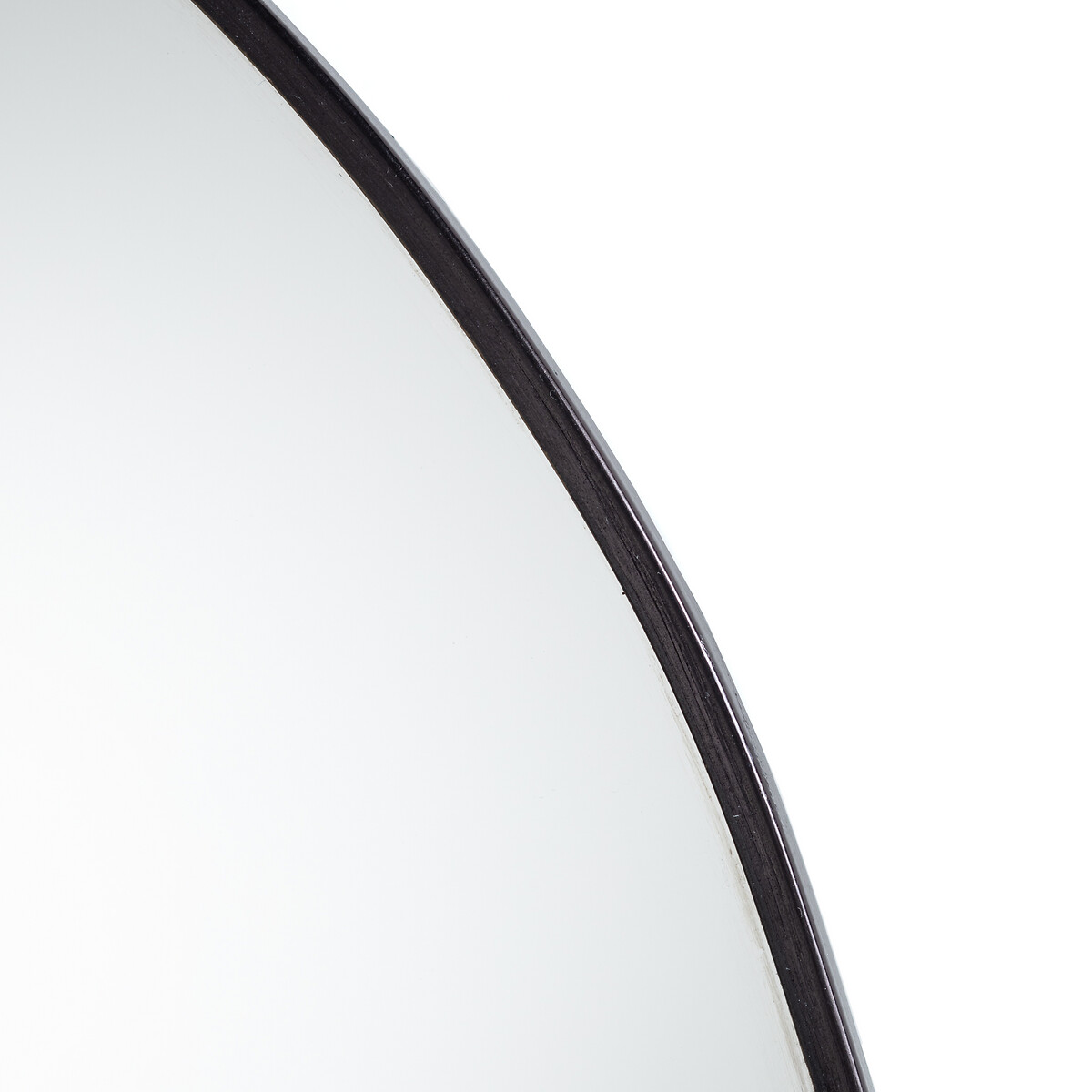 Зеркало LaRedoute Овальное из латуни Uyova единый размер черный - фото 2