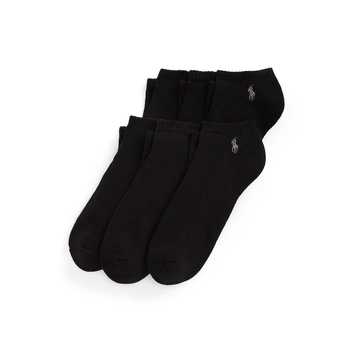 Комплект из шести пар носков LaRedoute La Redoute 39/45 черный, размер 39/45 La Redoute 39/45 черный - фото 1