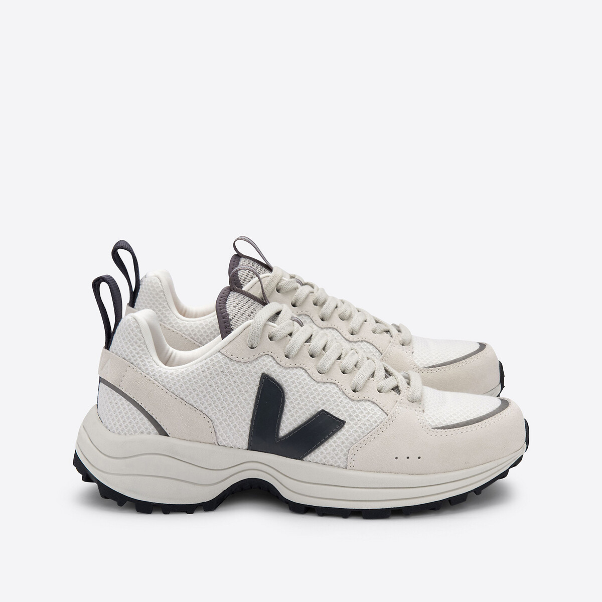 

Кеды La Redoute, Белый, Кожаные на шнуровке VENTURI 41 белый