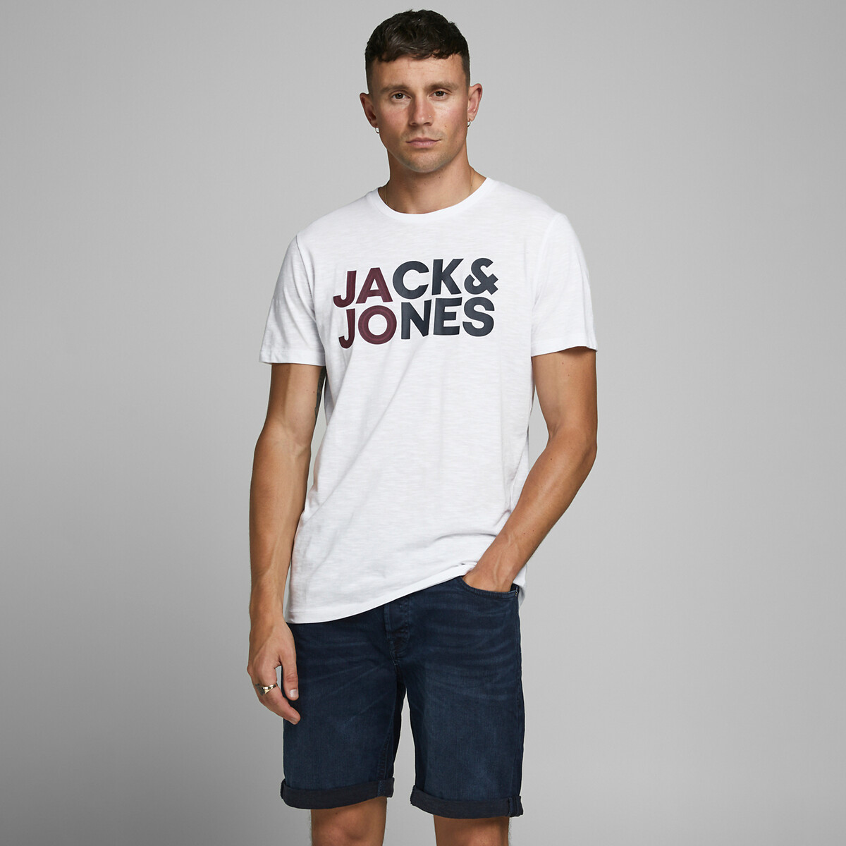 

Футболка LaRedoute, Белый, Jones S белый