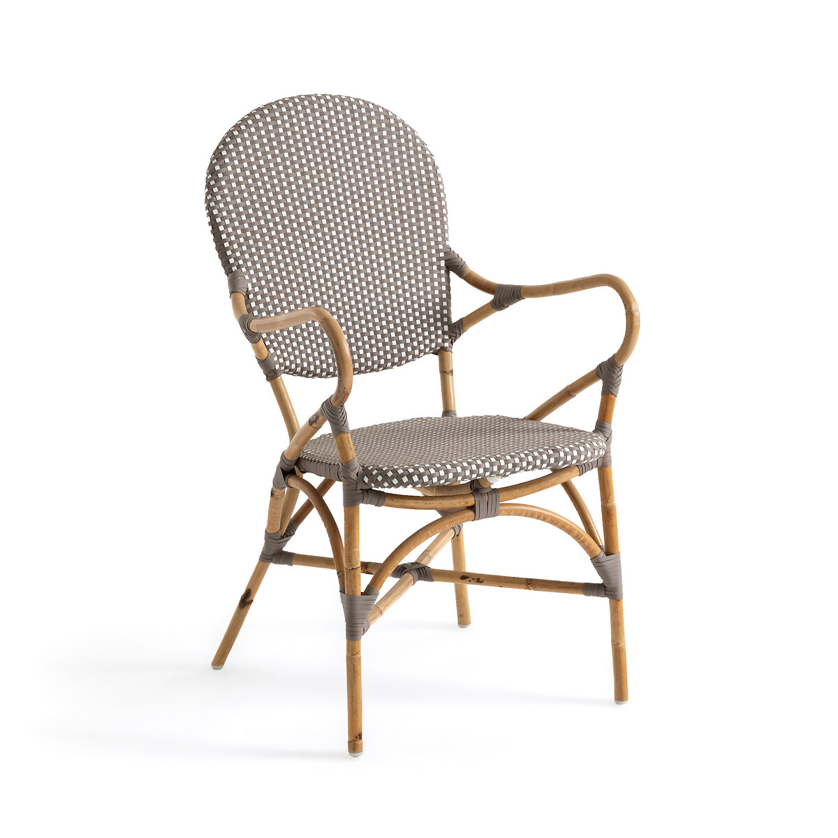 Кресло-бистро Из стеблей ротанга Bistro единый размер каштановый