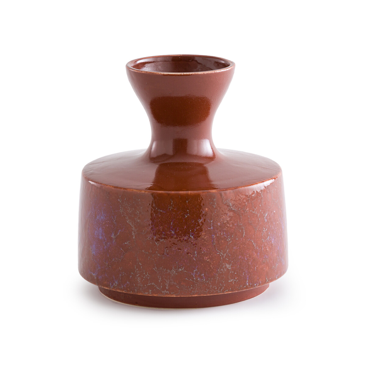 Ваза из глазурованной керамики Medine единый размер каштановый ваза из матовой керамики sira единый размер серый