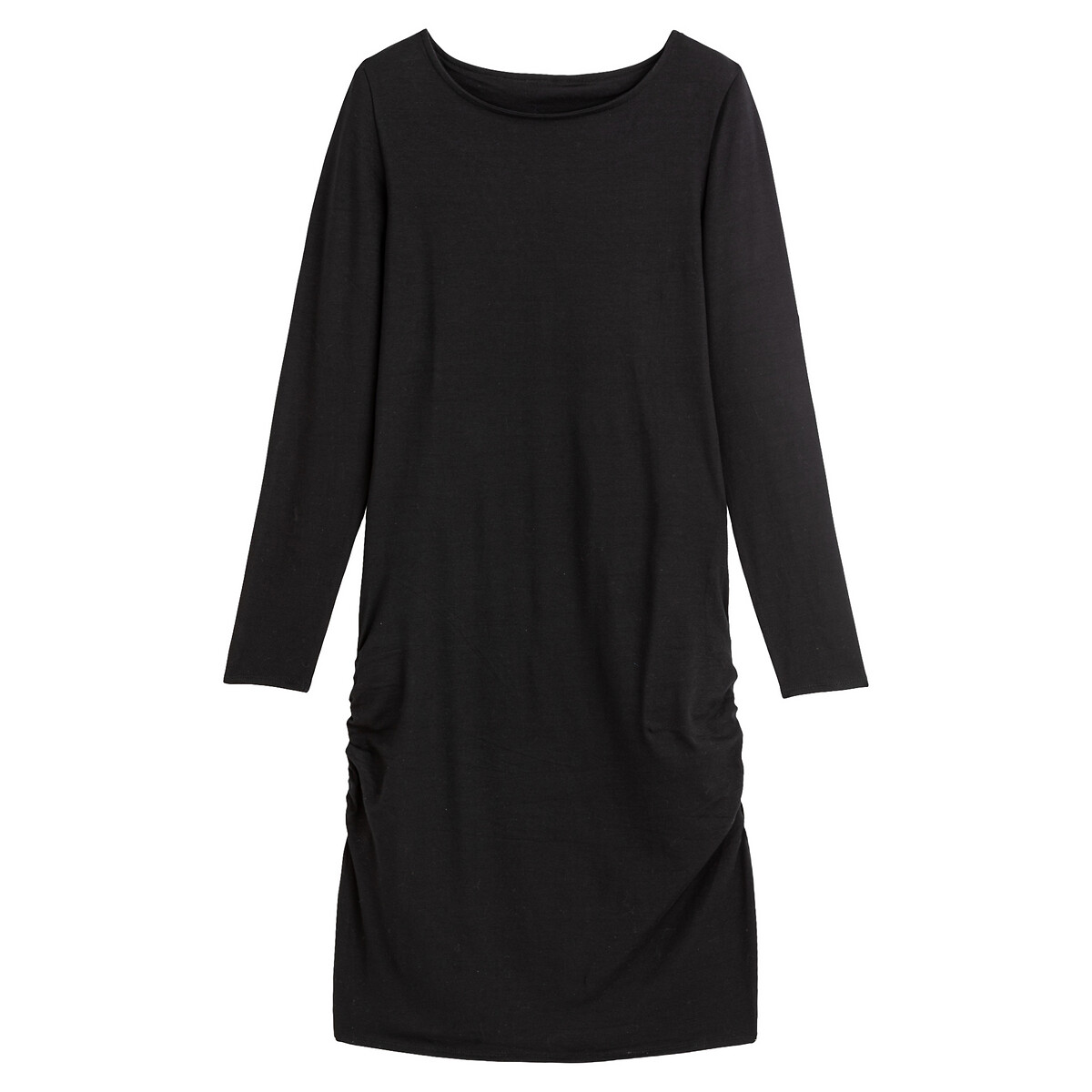 Платье LaRedoute Облегающее с длинными рукавами 44 (FR) - 50 (RUS) черный, размер 44 (FR) - 50 (RUS) Облегающее с длинными рукавами 44 (FR) - 50 (RUS) черный - фото 5