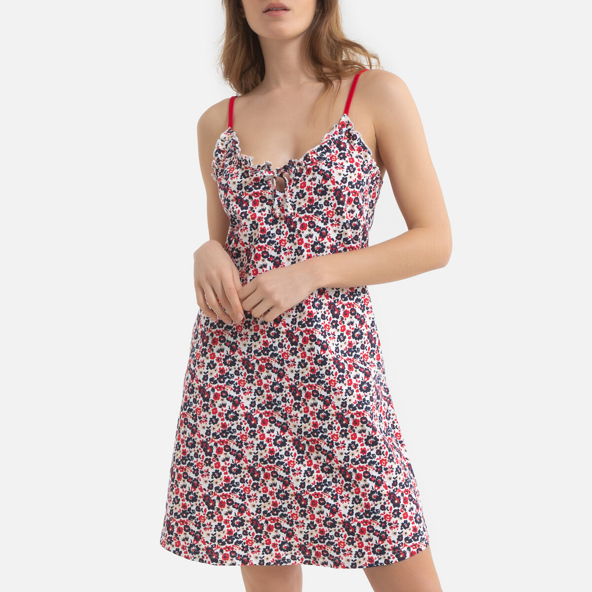Camisa de alças finas, Cerise
