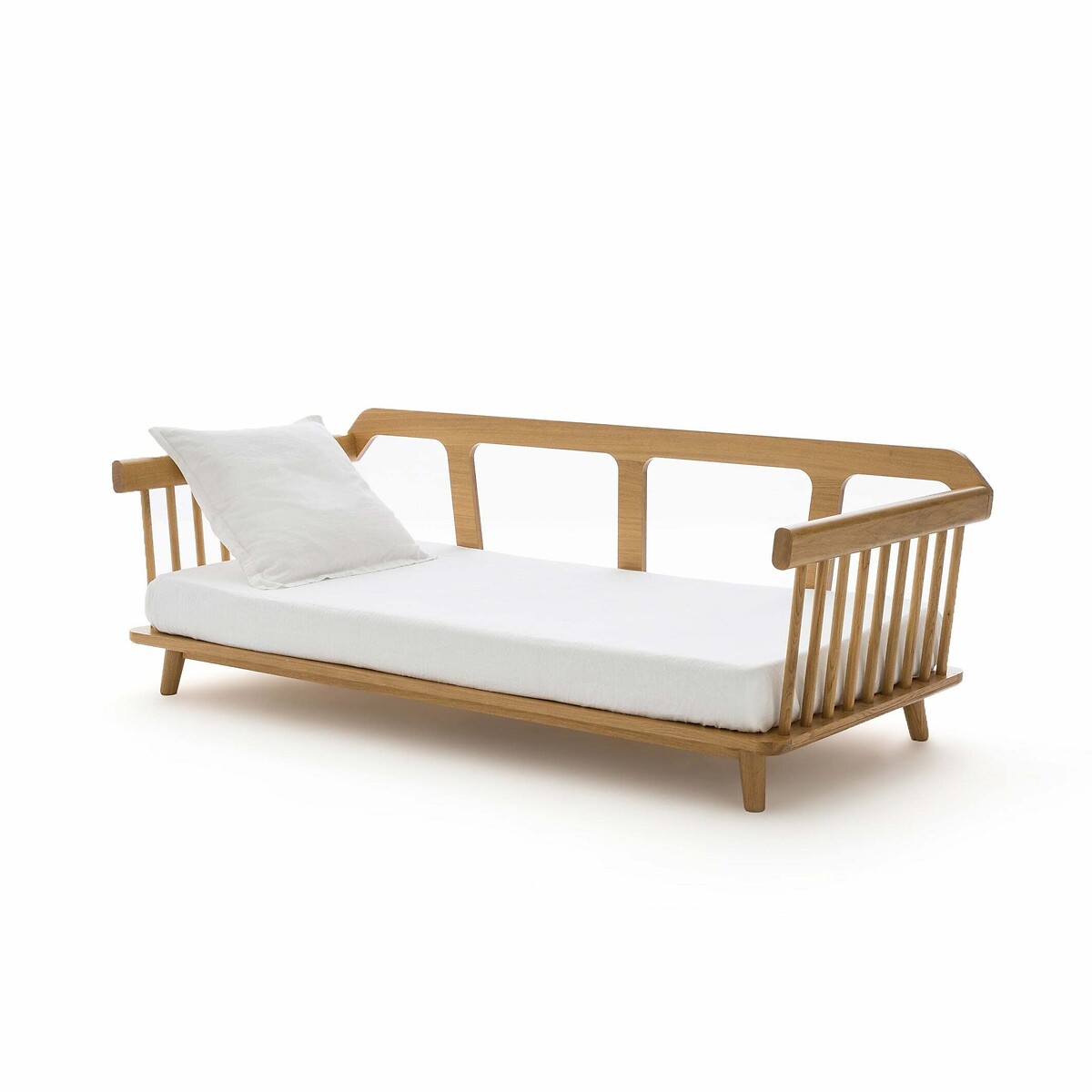 Кровать-банкетка La Redoute Jungling дизайнер Э Галлина 90 x 190 см каштановый, размер 90 x 190 см - фото 2