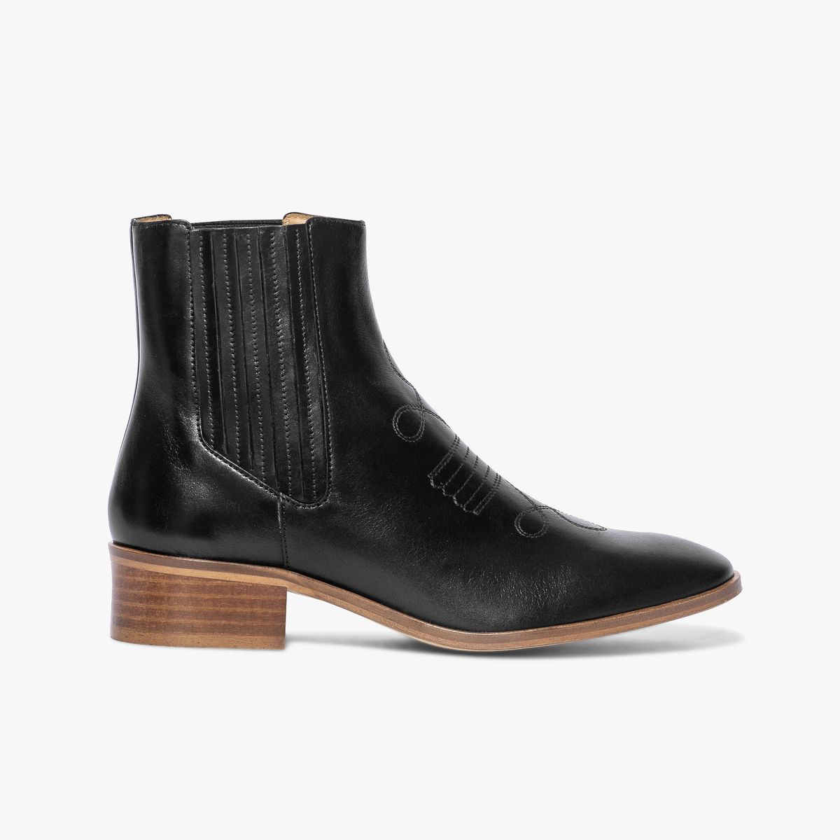 talon femme bleu marine