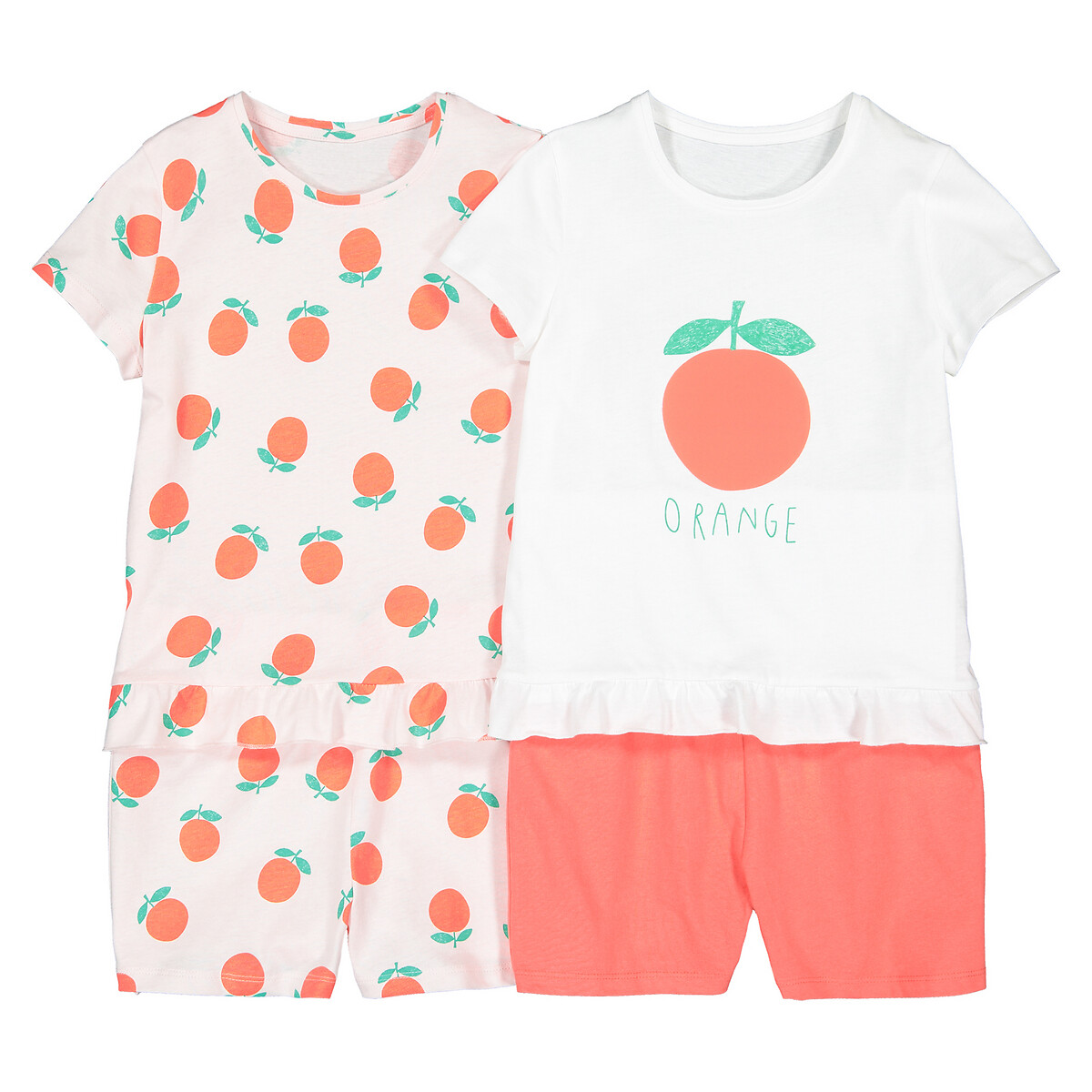 

Комплект из 2 пижам с LA REDOUTE COLLECTIONS, Розовый, Комплект из 2 пижам с Шортами из биохлопка 3-12 лет 8 лет - 126 см розовый