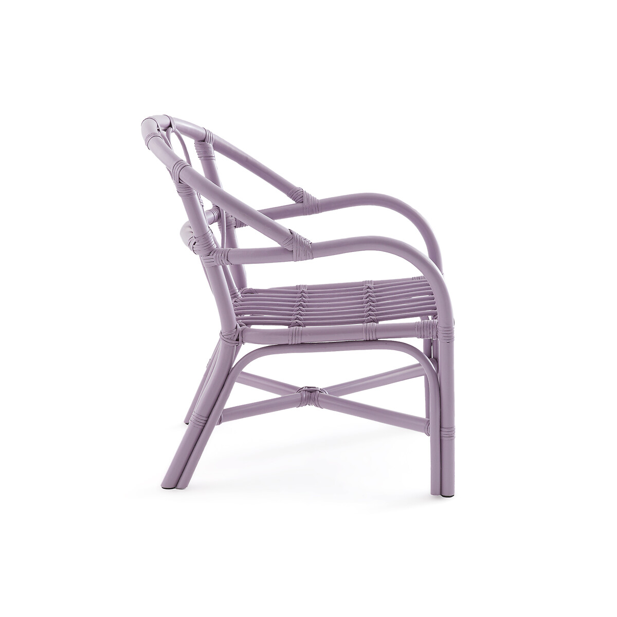 Детское кресло из ротанга Roxana  единый размер фиолетовый LaRedoute - фото 3