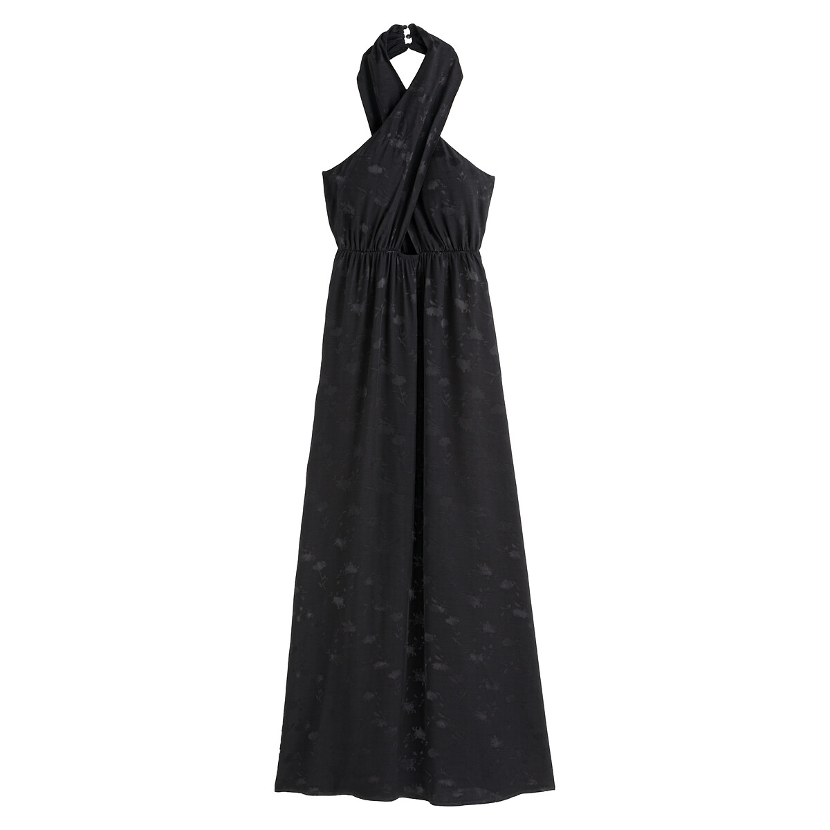 Платье-макси LA REDOUTE COLLECTIONS С открытой спинкой без рукавов 42 черный, размер 42 - фото 5