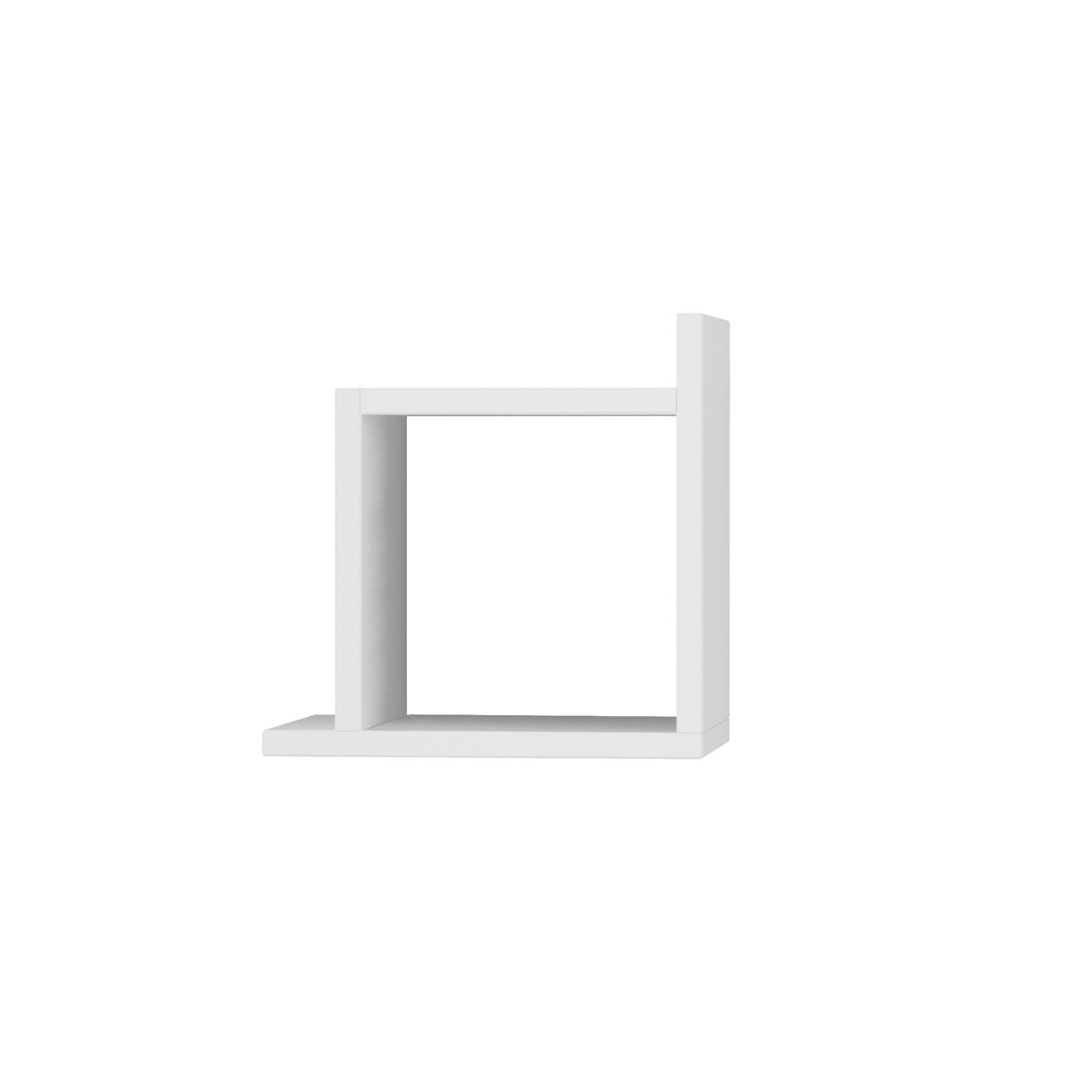Фигурная Настенная полка BOX SHELF единый размер белый LaRedoute - фото 1