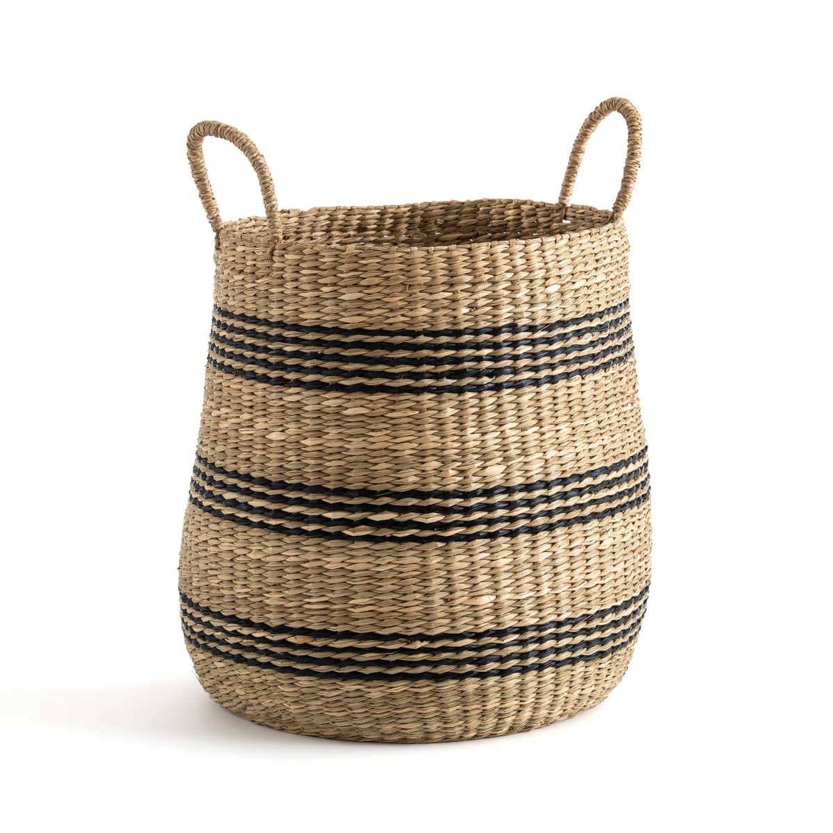 Image of Keita Round Woven Seagrass Basket
