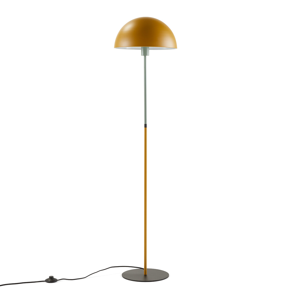 Торшер двухцветный из металла Capi единый размер желтый лампа настольная шарнирная металлическая capi единый размер черный