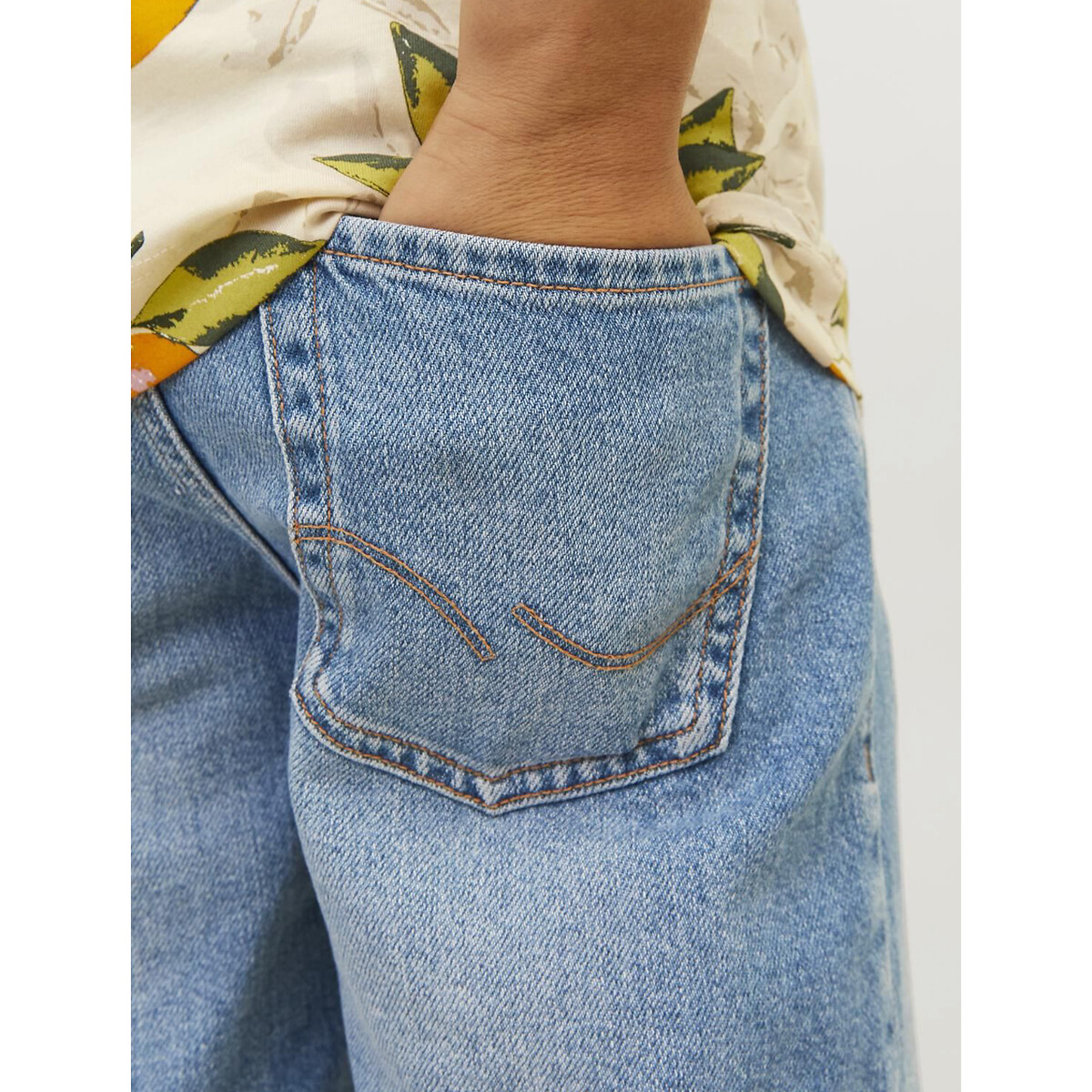 Шорты из джинсовой ткани  13 синий LaRedoute, размер 13 - фото 4