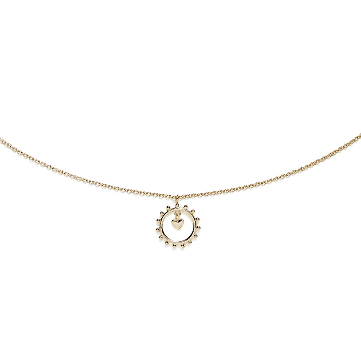 Collier en Vermeil Amulettes Coeur