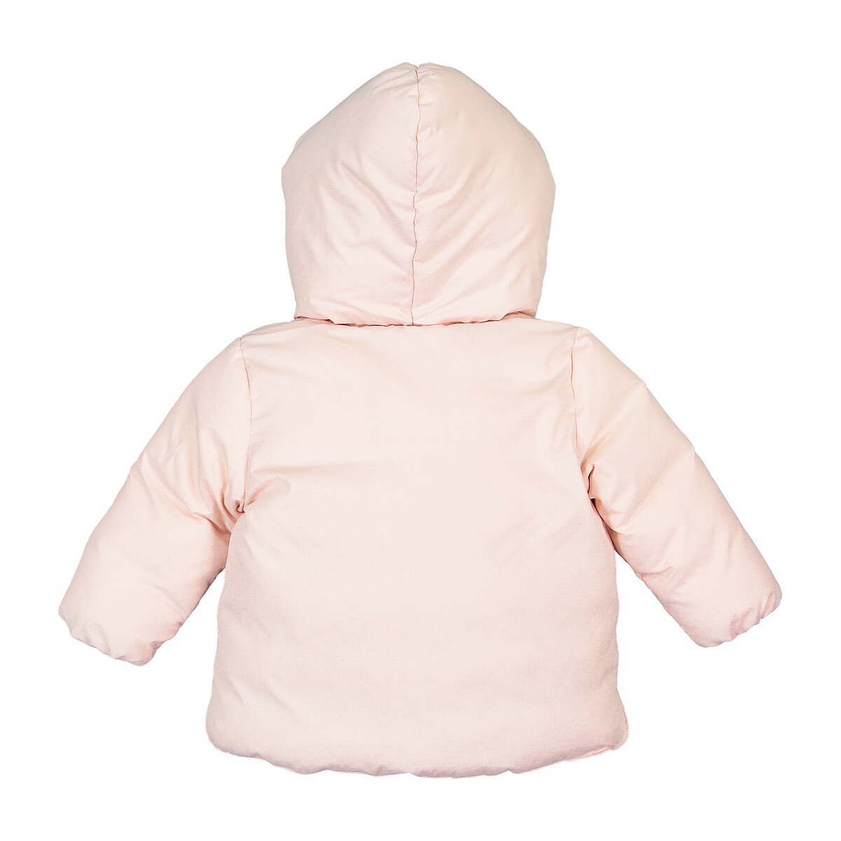 Куртка La Redoute Стеганая утепленная с капюшоном 3 мес-4 года 6 мес. - 67 см розовый, размер 6 мес. - 67 см - фото 4