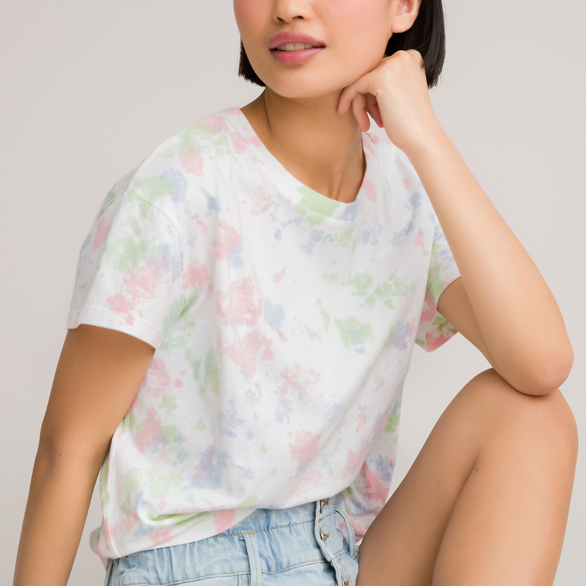 Collections T-shirt curta tie-dye, 10-18 anos