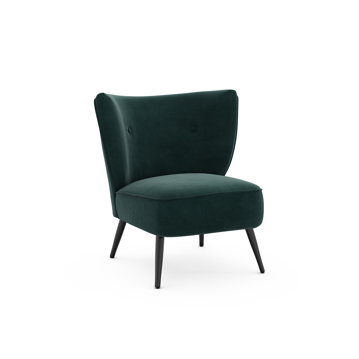 Кресло велюровое Franck единый размер зеленый