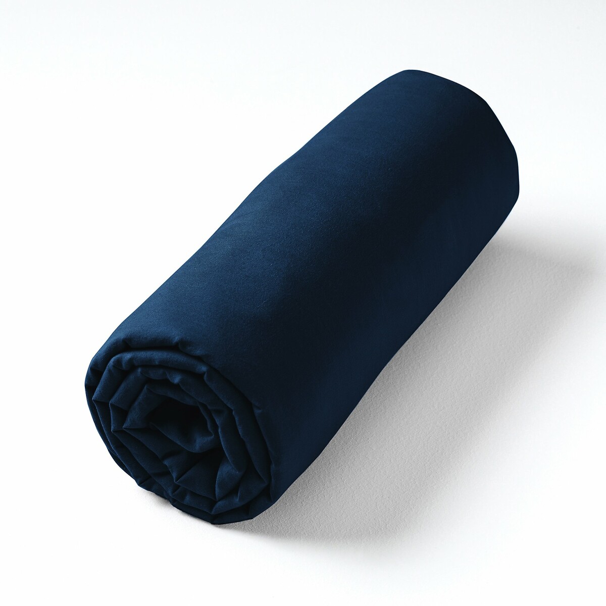 Простыня Натяжная из биохлопковой вуали с клапаном 25 cм Gypse 140 x 190 см синий