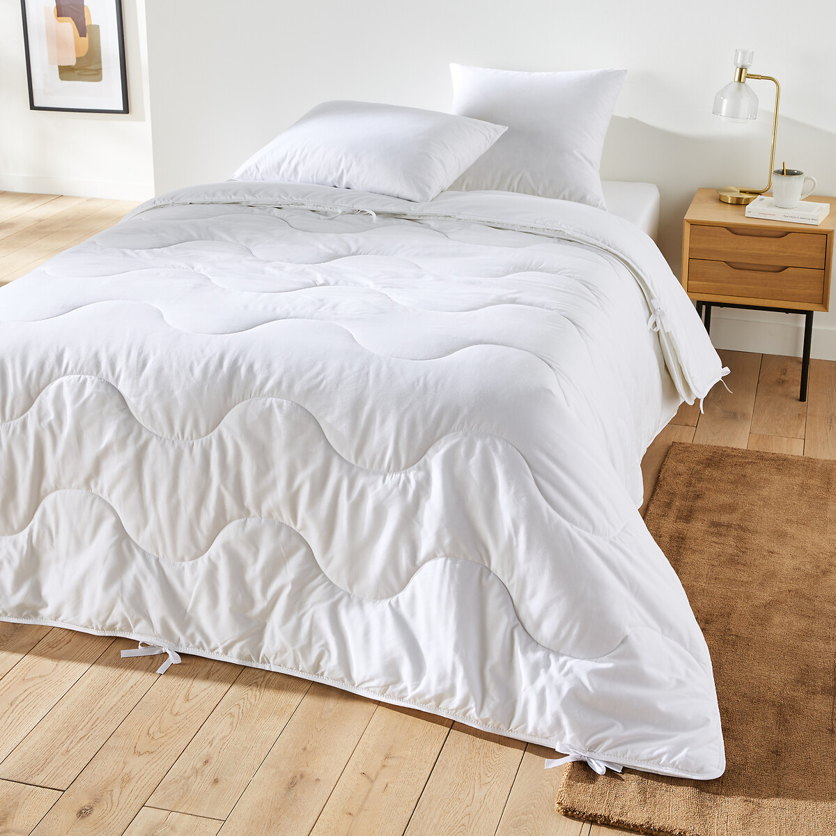 Одеяло La Redoute Двойное  гм   гм с обработкойProneem 260 x 240 см белый, размер 260 x 240 см - фото 1