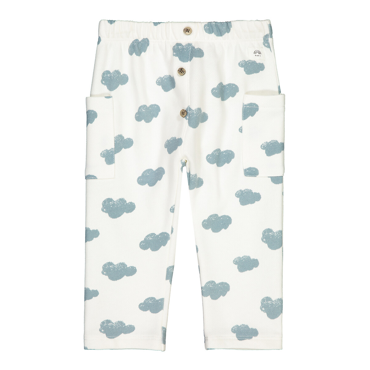 

Штанишки LA REDOUTE COLLECTIONS, Бежевый, С принтом облака из биохлопка 1 мес-3 года 3 года - 94 см бежевый