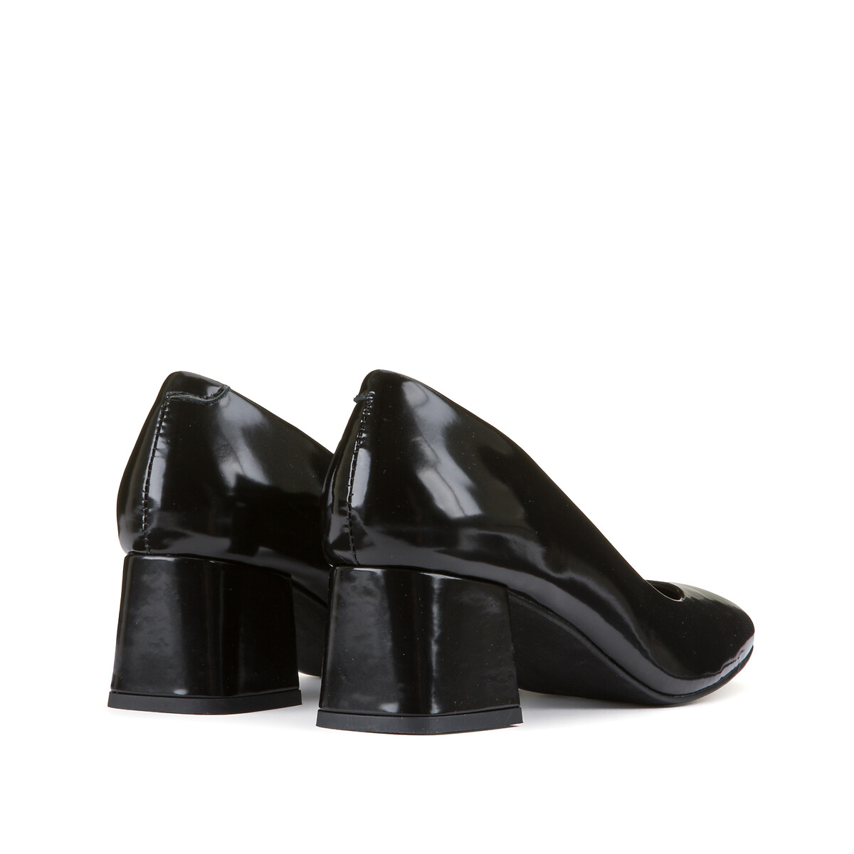 Туфли ANNE WEYBURN Туфли Кожаные лакированные на широком каблуке 37 черный, размер 37 - фото 4