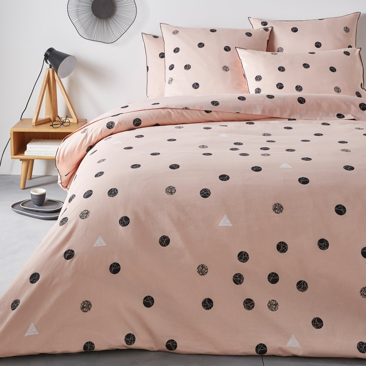 

Пододеяльник La Redoute, Розовый, Из перкали Bellvik 260 x 240 см розовый