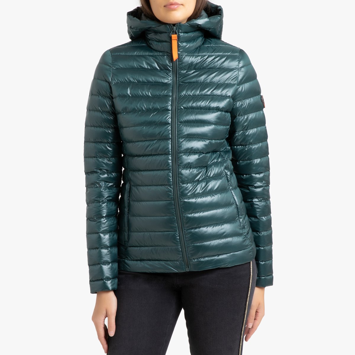 

Куртка La Redoute, Зеленый, Стеганая короткая с капюшоном FRANCINE SHINY 2(M) зеленый
