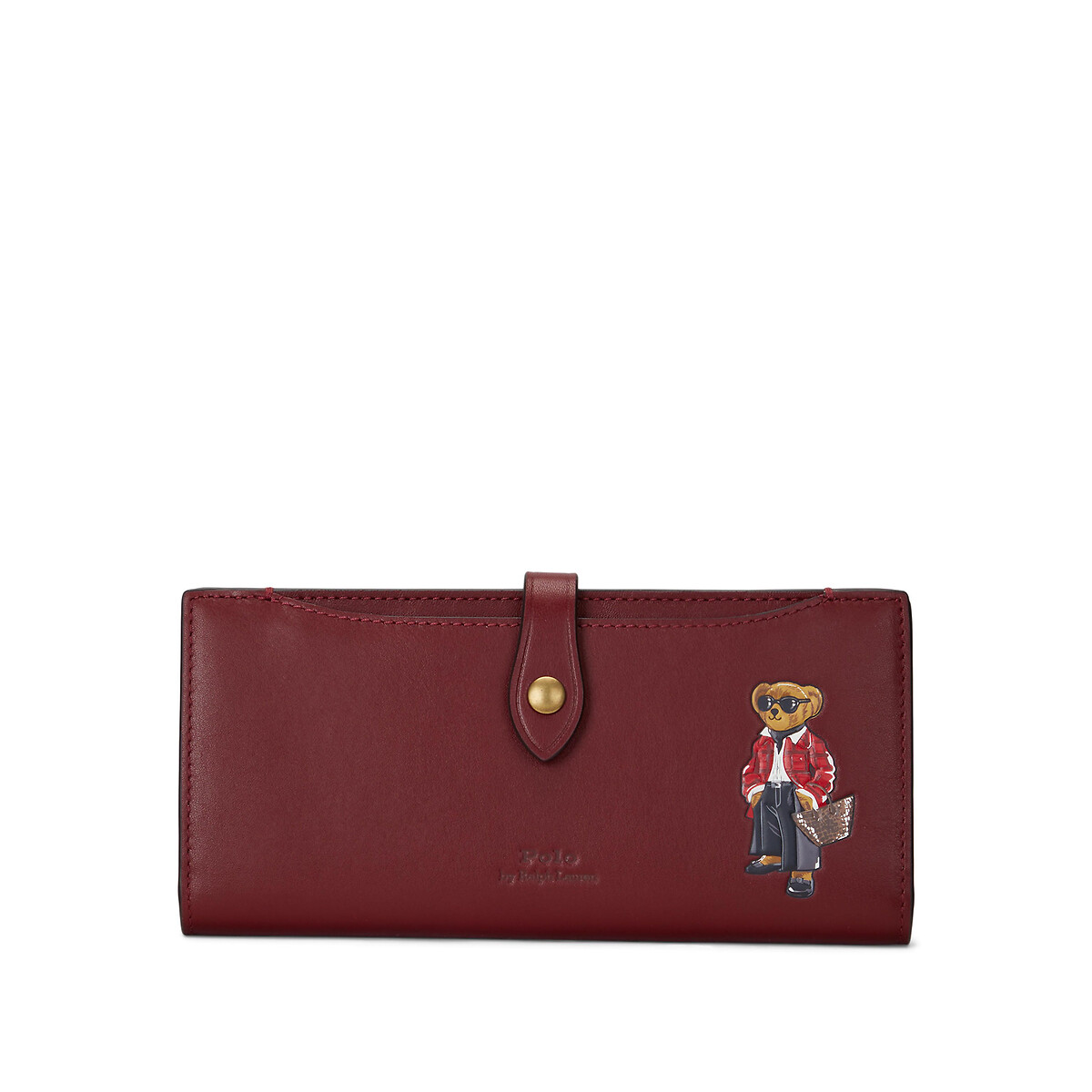 Бумажник с принтом мишка  единый размер красный LaRedoute