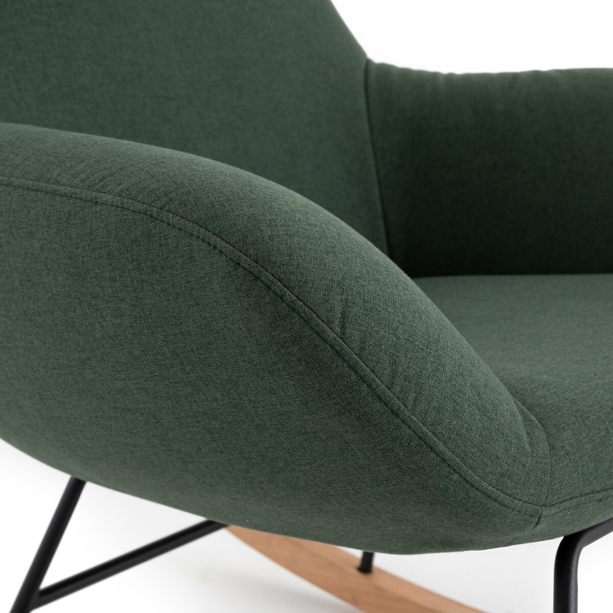 Кресло-качалка La Redoute Мягкое Carina единый размер зеленый - фото 5